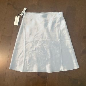 NWT Aritzia Light Blue Slip Mini Skirt